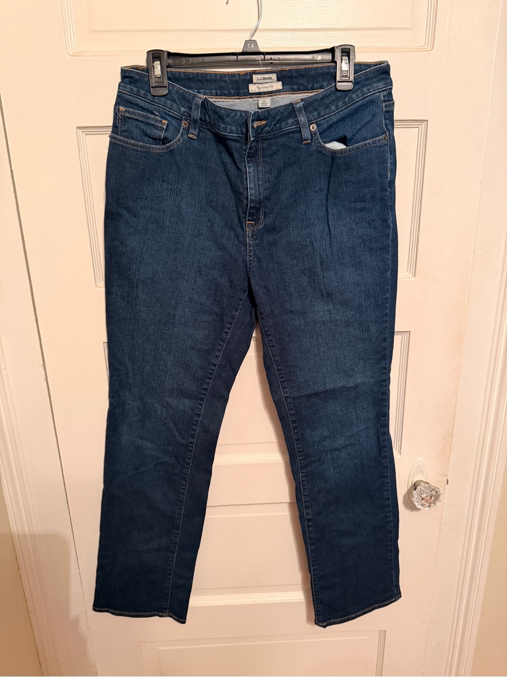 L.L. Bean Women's Indigo Straight-Leg Jeans